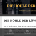 Daten zur Gründershow ‚Die Höhle der Löwen‘